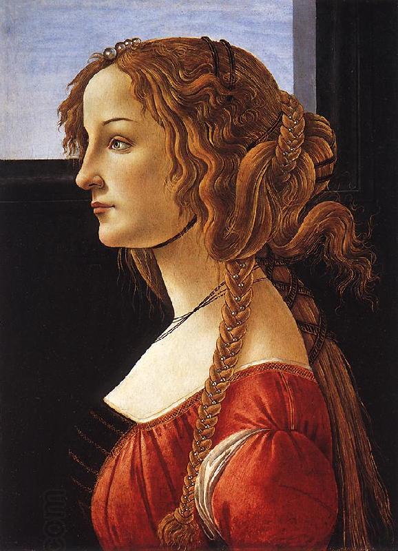 BOTTICELLI, Sandro Portrait of a Young Woman 223ff China oil painting art